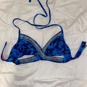 PINK swim top, gently worn